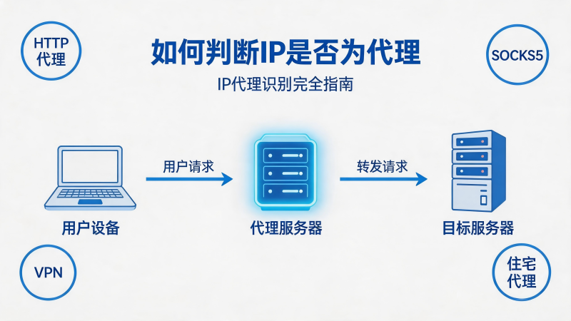 IP代理识别的技术原理示意图